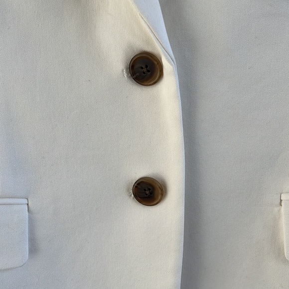 J. Crew Two Button White Blazer - Picture 4 of 9